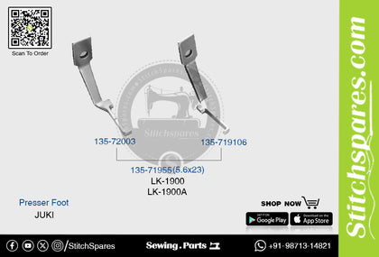 Strong-H 135-71955 (5.6×23mm) Presser Foot Juki LK-1900A Industrial Sewing Machine Spare Part