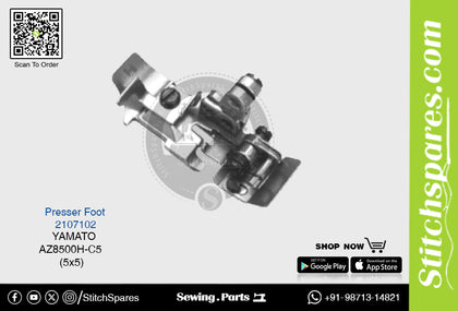 Strong-H 2107102 Presser Foot Yamato AZ8500H-C5 (5×5mm) Industrial Sewing Machine Spare Part