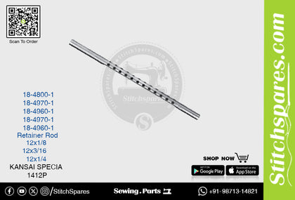 STRONG-H 18-4970-1 FINGER ROD KANSAI SPECIAL 1412-PSSM (12×3-16) SEWING MACHINE SPARE PART