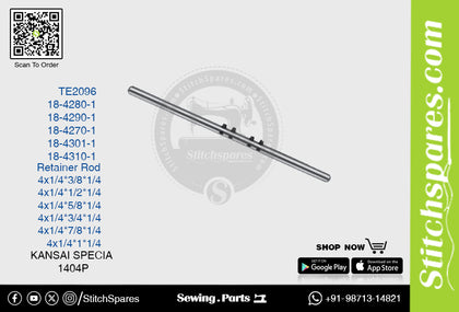 STRONG-H 18-4280-1 FINGER ROD KANSAI SPECIAL 1404P (4×1-4) SEWING MACHINE SPARE PART