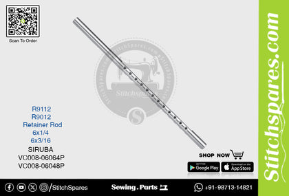 R9012 FINGER ROD SIRUBA VC008-06048P (6×3/16) SEWING MACHINE SPARE PART