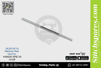 STRONG-H 18-D3-16X15 FINGER ROD KANSAI SPECIAL 1412P (15×3-16) SEWING MACHINE SPARE PART