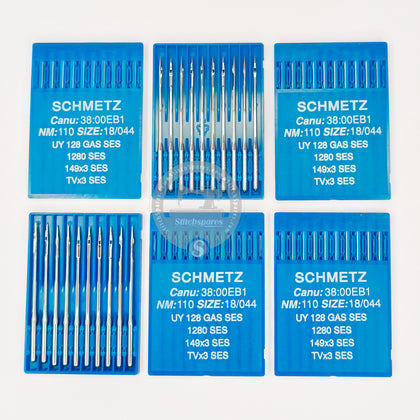 #762644 UY 128 GAS / TVX3 Nm 110/18 FFG/SES Schmetz (PACK OF 100 NEEDLES) Sewing Machine Needles