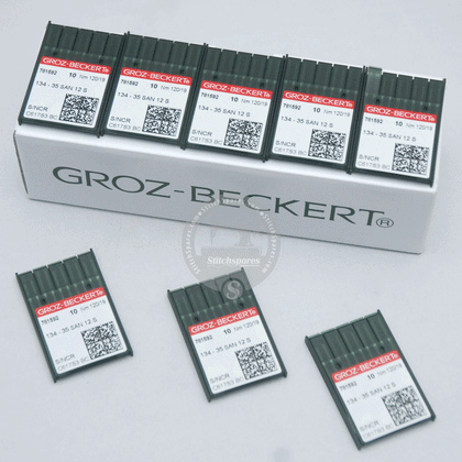 #781592 134-35 SAN 12 S  Nm 120/19 S/NCR Groz Beckert Sewing Machine Needle