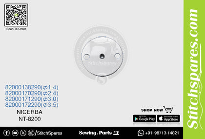 Strong-H 82000170290( 2.4 Diameter ) Knife / Blade / Trimmer Nicerba NT-8200 Sewing Machine Spare Parts