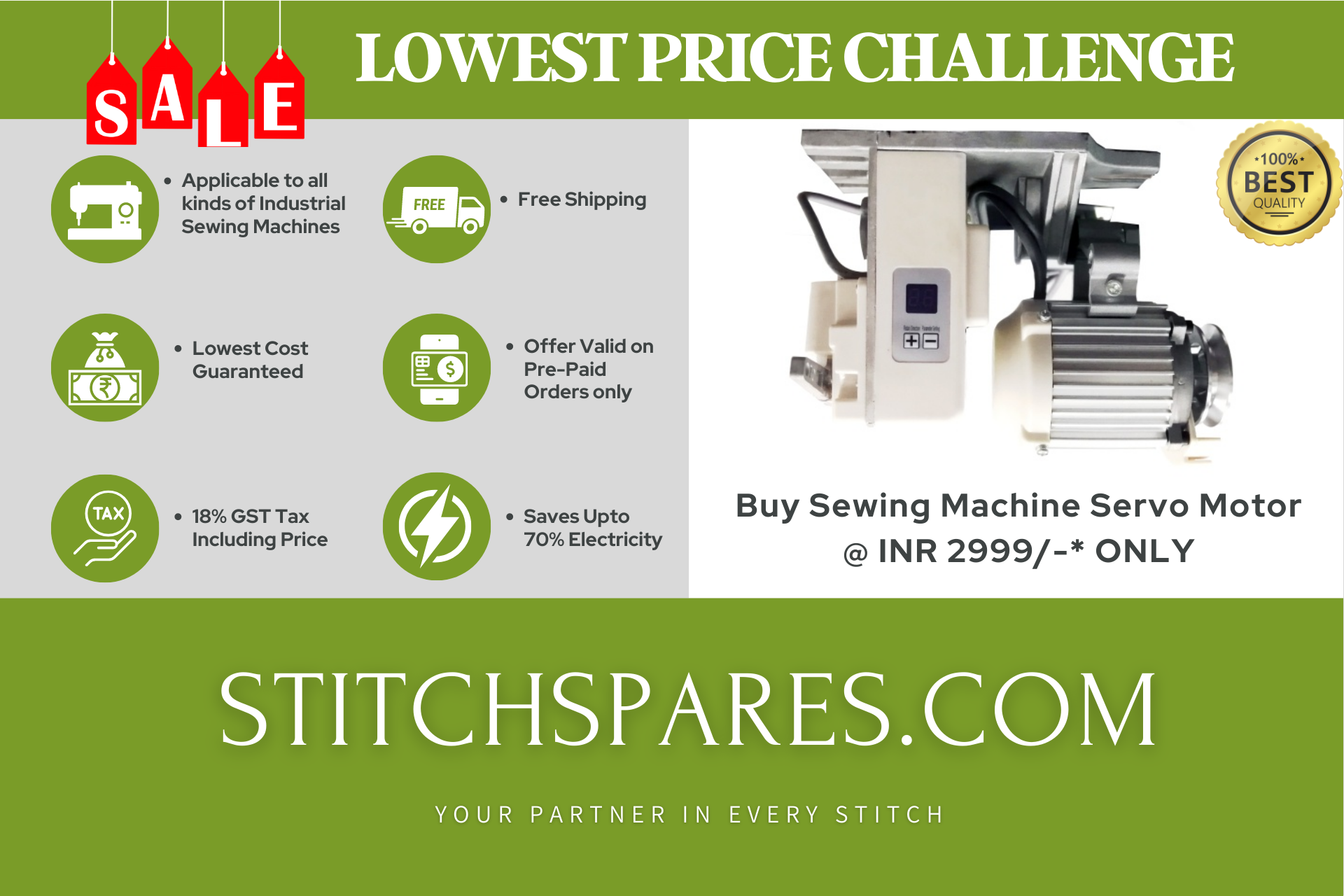 Jinzen Industrial Sewing Machine Parts at Rs 200/piece