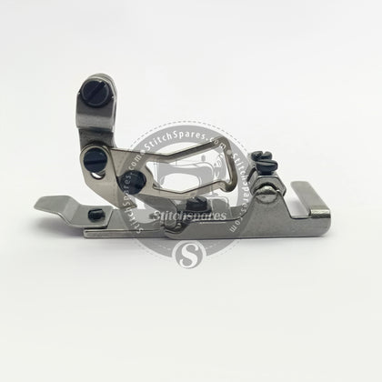 Neck Rib/Tape Attaching Overlock Presser Foot For PEGASUS EX-5200 / SIRUBA 747K Sewing Machine Spare Part