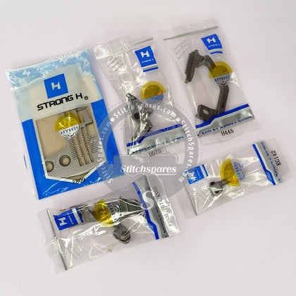 STRONG H E809 Gauge Set For 4 Thread SIRUBA 747 Overlock Sewing Machine Spare Part