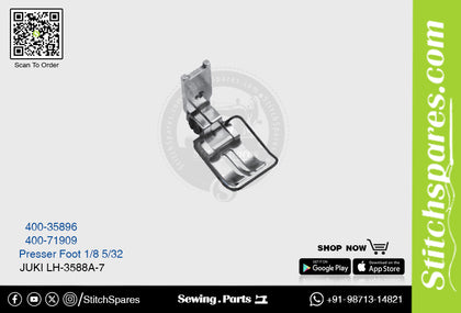 Strong H 400-71909 5/32 Presser Foot Juki LH-3588A-7 Double Needle Lockstitch Sewing Machine Spare Part