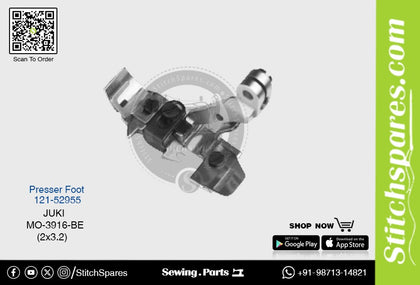 Strong-H 121-52955 Presser Foot Juki MO-3916-BE (2×3.2mm) Industrial Sewing Machine Spare Part