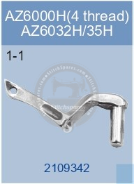 2109342 UPPER LOOPER YAMATO AZ-6000H (4-THREAD) AZ-6032H-35H SEWING MACHINE SPARE PARTS