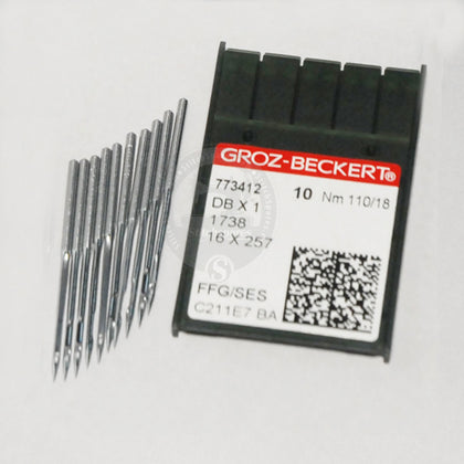 DBX1 / 1738 / 16X257 / 71X1 110/18 Groz Beckert Sewing Machine Needle