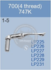 LP225, LP226, LP227, LP228, LP229, LP231 UPPER LOOPER SIRUBA 700 (4-THREAD) 747K SEWING MACHINE SPARE PARTS